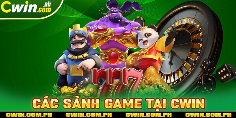 Một số sảnh game cá cược hấp dẫn tại nhà cái cwin