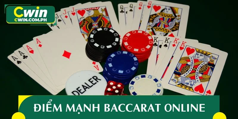 Điểm mạnh đáng kể của hình thức baccarat online