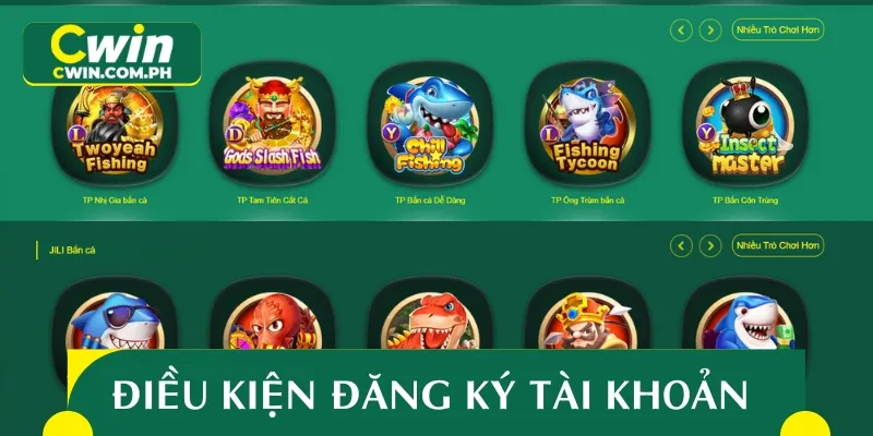 Các điều kiện cần đáp ứng để tạo tài khoản cược thành công