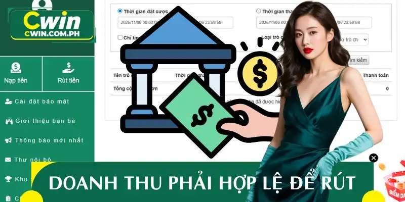 Kiểm tra doanh thu hợp lệ khi rút